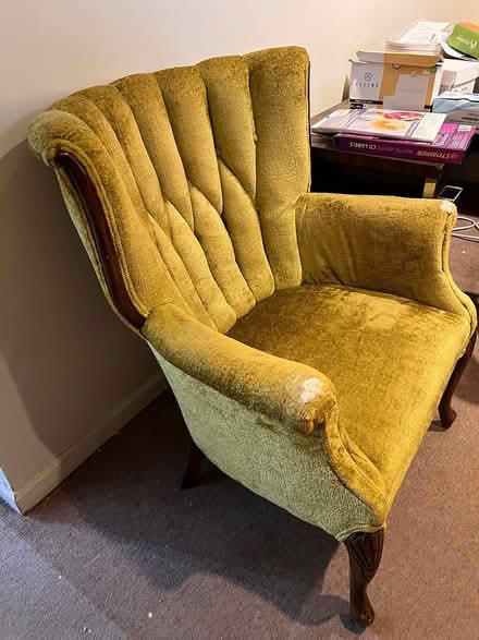 Photo of free Yellowish Green Chair (Berkley) #1