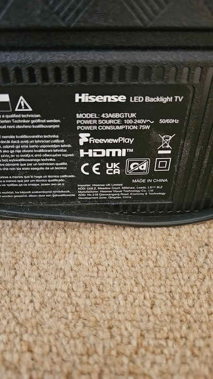 Photo of Hisense LED for spares (Camberley) #2