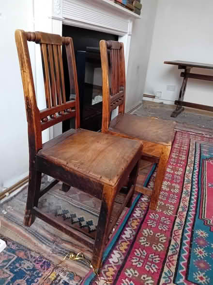 Photo of free Handcrafted wood beautiful chairs (Nothing hill gate W8) #2