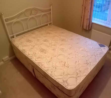Photo of free Double Divan Bed and Mattress (Garden City OX5) #2