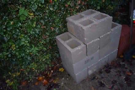 Photo of free 14 Dense hollow Concrete blocks (Utterby LN11) #1