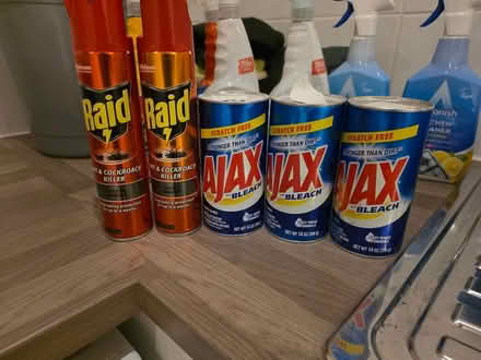Photo of free Cleaning fluid etc (Prestwich, M25) #2