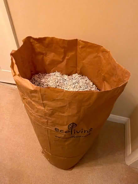 Photo of free Large paper sack of shreddings (Weybridge KT13) #1