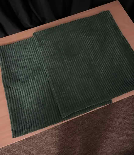 Photo of free 2 Forest Green cushion covers (Brighton BN2 6) #2