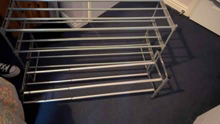 Photo of free 2 shoe/boot rack extendable (Cambusbarron FK7) #1