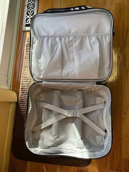 Photo of free Zebra striped rolling bag (S Garland St and W Yale Ave) #3