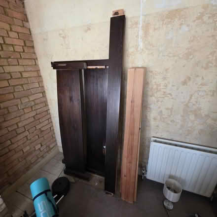 Photo of free Warren Evans Wooden Bed (Colliers Wood SW19) #1