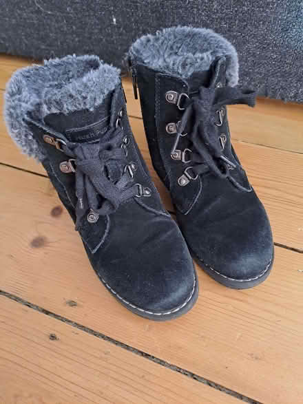 Photo of free Hush puppies kids suede boots size 13 (Cubbington CV32) #1
