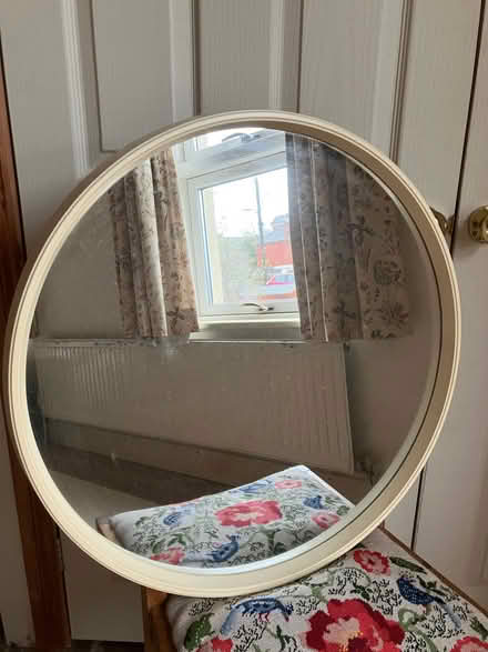 Photo of free Round mirror from fitted wardrobe (Bisley Road GL5) #1