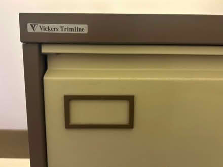 Photo of free 4-drawer metal filing cabinet (Motspur Park SW20) #2