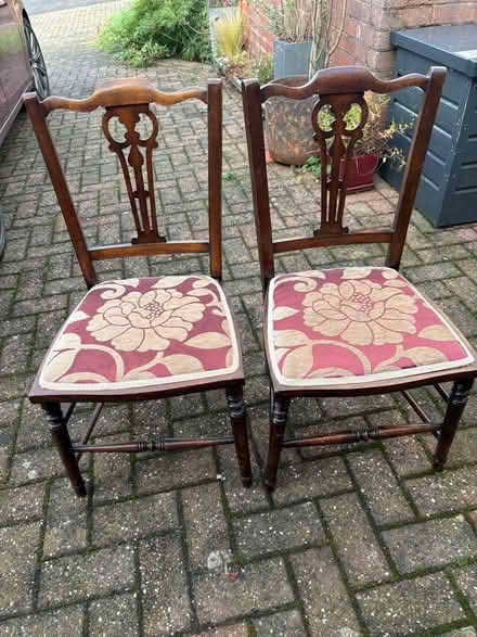 Photo of free 2 vintage chairs (Weston Underwood DE6) #1