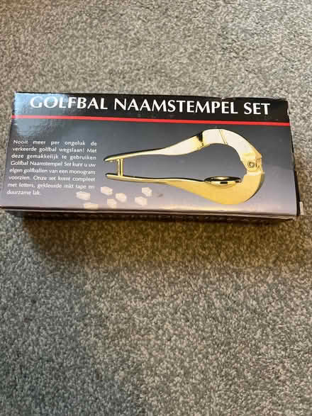 Photo of free Golfbal NAAMSTEMPEL SET (WD6) #1