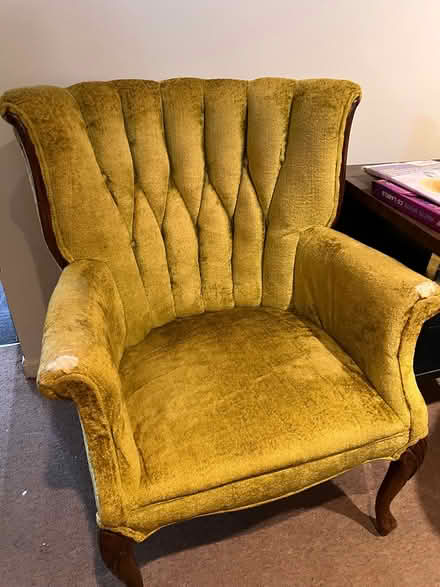 Photo of free Yellowish Green Chair (Berkley) #2