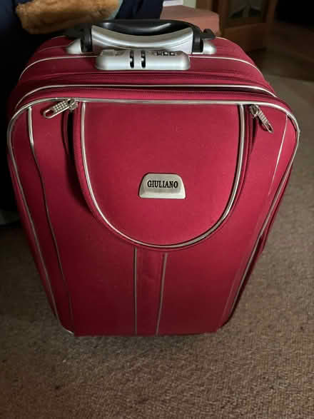 Photo of free Suitcase Red (Stone Cross BN23) #1