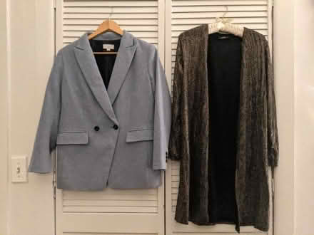Photo of free Wool Jacket & Disco Mom Wrap (East Village) #1