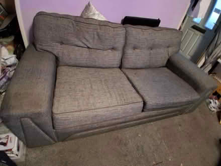 Photo of free Grey sofa (Hitchin SG5) #4