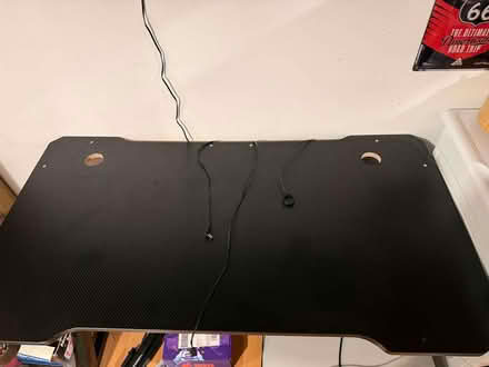 Photo of free Black desk. (Walton-on-Thames KT12) #1