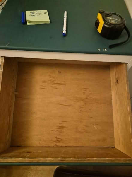 Photo of free Chest of drawers (Green and white) (Walthamstow E17) #3