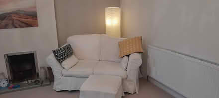 Photo of free 2 sofas with pouffe (Great Malvern WR14) #1