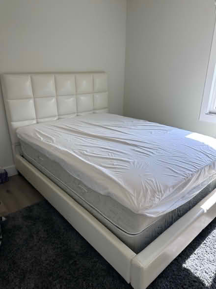 Photo of free Queen Bed with mattress foam topper (Port Charlotte) #2