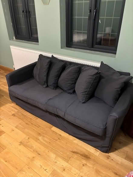 Photo of free Black Ikea sofa (Upper Wolvercote OX2) #1