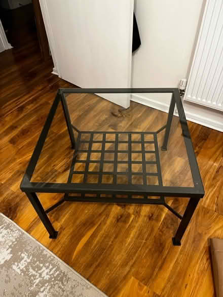 Photo of free IKEA old glass metal coffee table (Poplar E14) #1