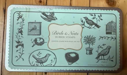 Photo of free Wooden rubber stamps, birds & nests (Pollokshields, G41) #1