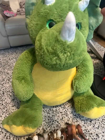 Photo of free Large cuddly dinosaur - well loved (Stoneleigh KT17) #1