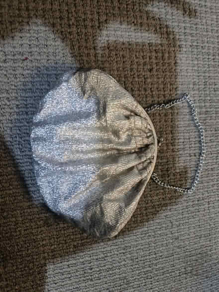 Photo of free Silver clutch bag (Upper Norwood SE19) #1