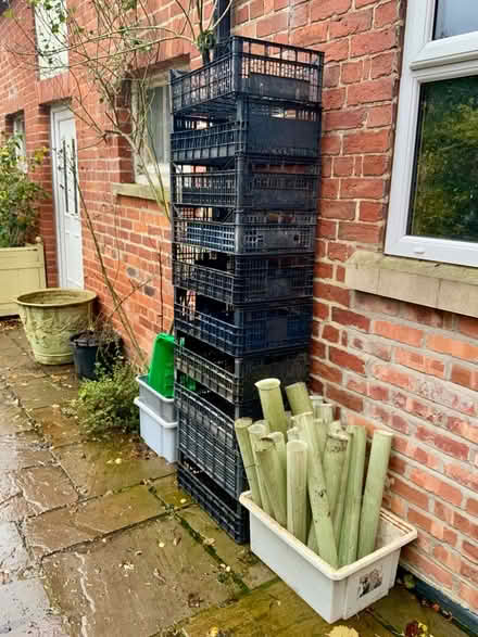 Photo of free Plastic crates, boxes and tree guards (North Frodingham YO25) #1