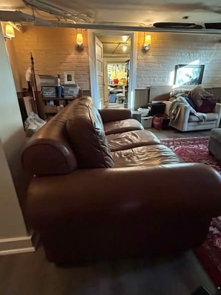 Photo of free Real leather sofa from Italy (NW Evanston) #4
