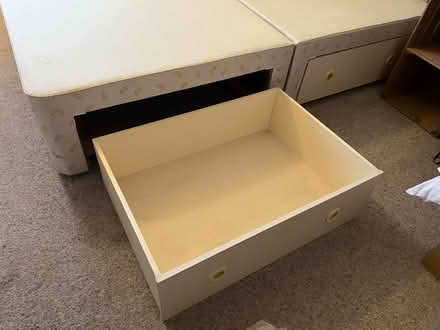 Photo of free Double divan bed Inc headboard (Crosspool S10) #2