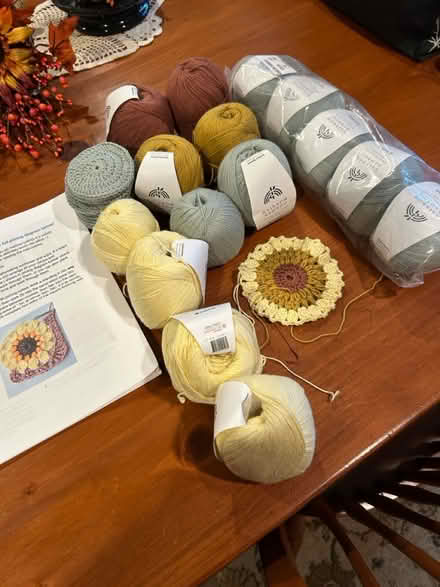 Photo of free Sunflower crochet project (Clinton Twp near reservoir) #1
