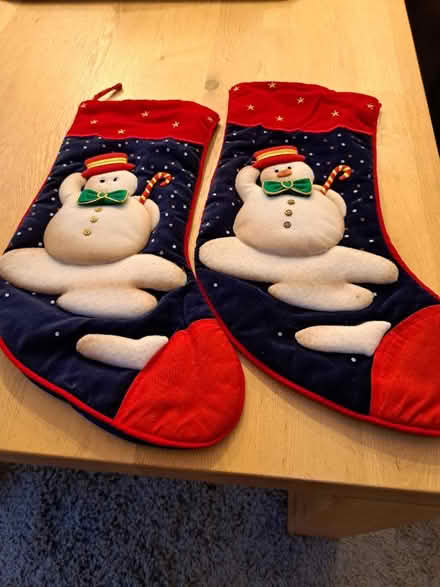 Photo of free Two Christmas Stockings (Woodley RG5) #1
