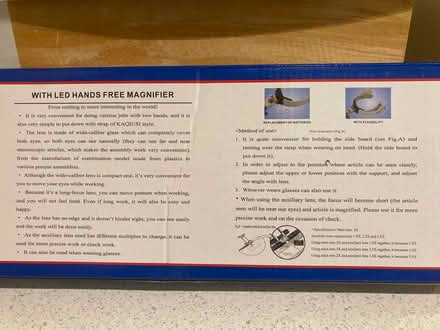Photo of free Optivisors - Hands Free Magnifier (Balerno, EH14) #2