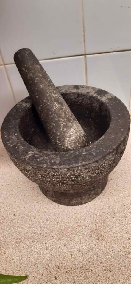 Photo of free Heavy stone mortar and pestle (Archway N19) #1