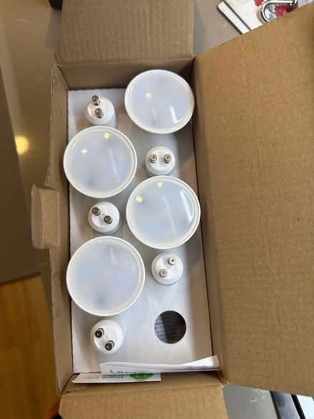 Photo of free 9x LED GU10 Warm White Bulbs (E17) #1