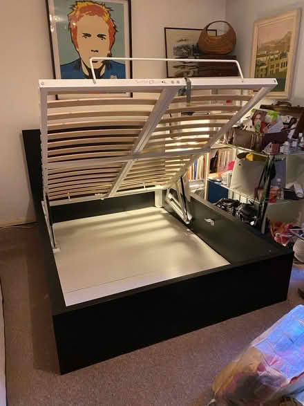 Photo of free Nearly New Double Ottoman Bed (CT11) #2