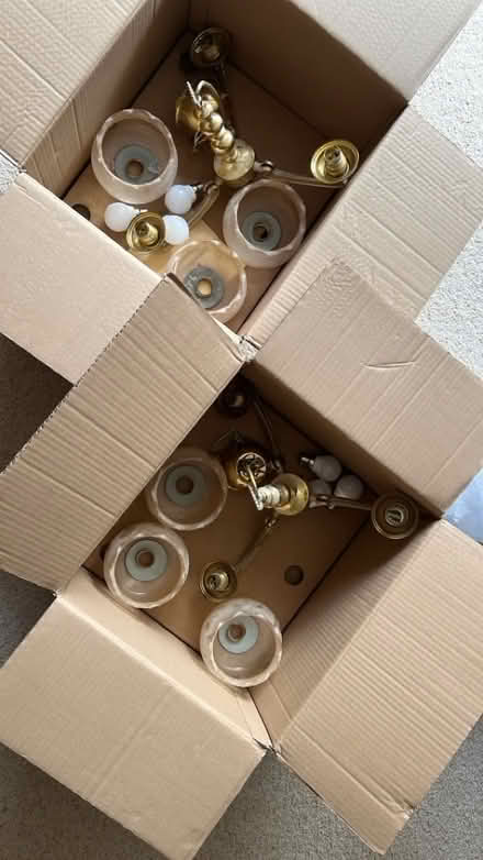 Photo of free Brass light fittings (Orpington BR6) #2