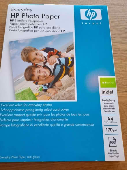 Photo of free HP Inkjet Photo Paper (IP31) #1