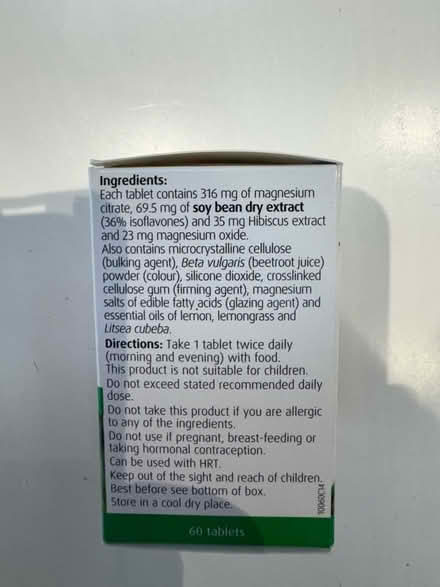 Photo of free Menopause support supplements (Odd Down) #3