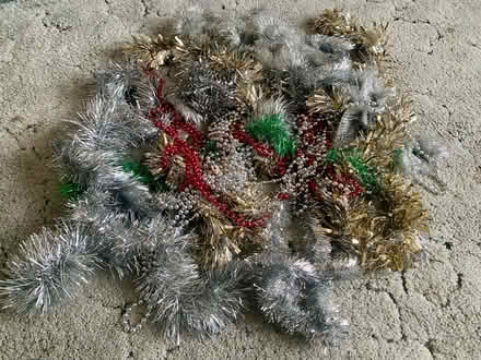 Photo of free Christmas tinsel and beads (Eastbourne BN21) #1