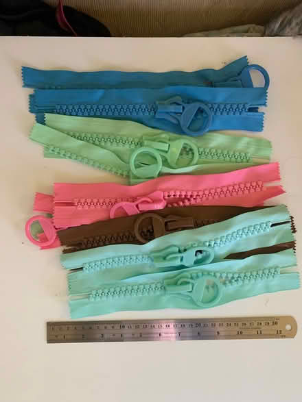 Photo of free LARGE Plastic Zippers (Colo Blvd/ Hampden) #1