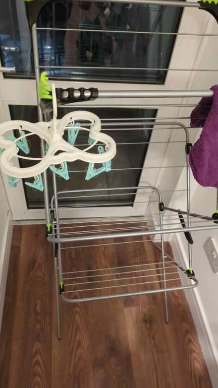 Photo of free Clothes stand with sock hanger (Pollokshields, G41) #1