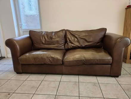 Photo of free Leather 2 Seater Sofa (North Tonbridge TN10) #1