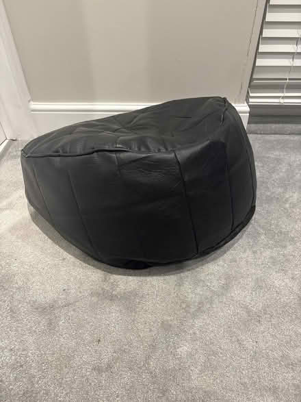 Photo of free Black bean bag (W12) #2