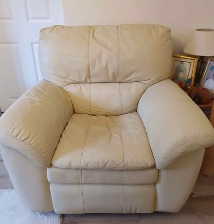 Photo of free Leather 3 piece suite (Baswich ST17) #3