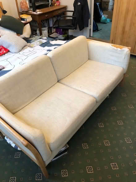 Photo of free Natural-coloured Sofa (Essex Road N1) #3
