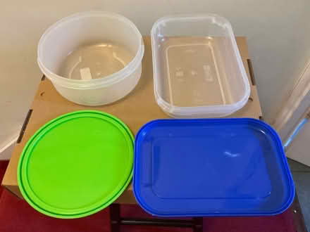 Photo of free Plastic food containers (Walkley S6) #1