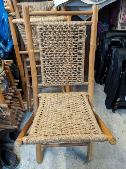 Photo of free 6 bamboo chairs (Presteigne LD8) #1